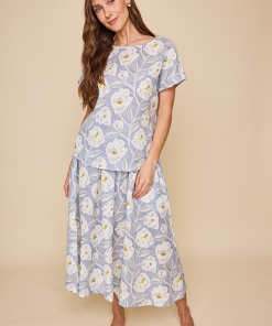 Long House Skirtin Summer Vine Print